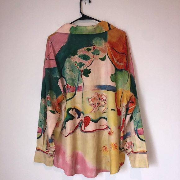 Matisse Style Women’s XXL Button Down Long Sleeve Shirt - Picture 2 of 7